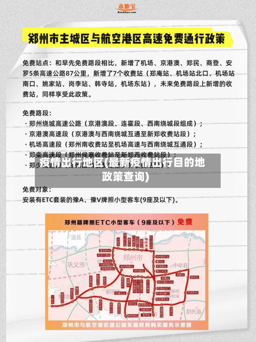 疫情出行地区(最新疫情出行目的地政策查询)