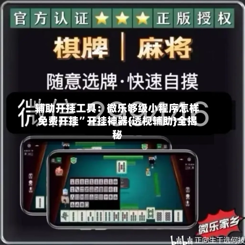 辅助开挂工具：微乐够级小程序怎样免费开挂”开挂神器{透视辅助}全揭秘-第3张图片