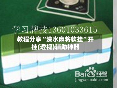 教程分享“涞水麻将软挂”开挂(透视)辅助神器