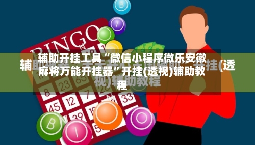 辅助开挂工具“微信小程序微乐安徽麻将万能开挂器”开挂(透视)辅助教程-第3张图片