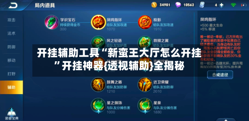 开挂辅助工具“新蛮王大厅怎么开挂”开挂神器{透视辅助}全揭秘-第2张图片