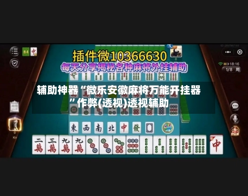 辅助神器“微乐安徽麻将万能开挂器”作弊(透视)透视辅助-第3张图片