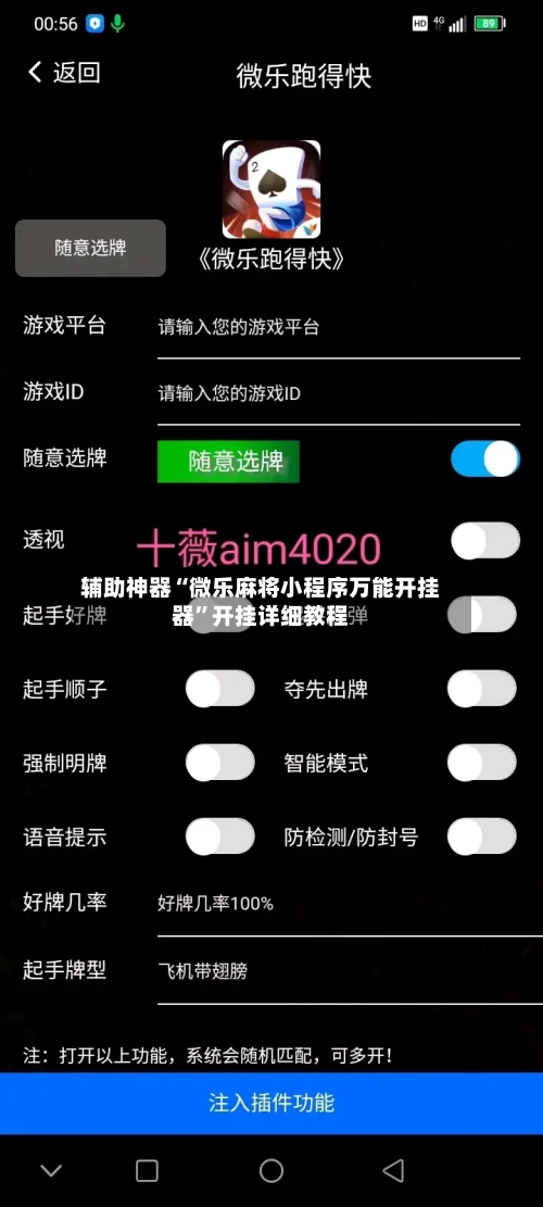 辅助神器“微乐麻将小程序万能开挂器”开挂详细教程-第2张图片