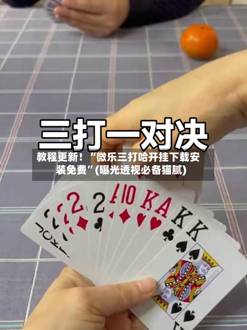 教程更新！“微乐三打哈开挂下载安装免费”(曝光透视必备猫腻)