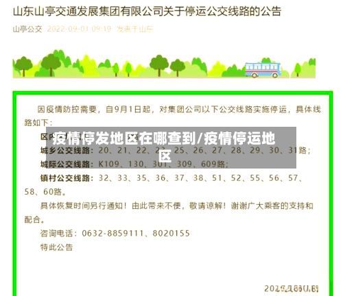 疫情停发地区在哪查到/疫情停运地区-第3张图片