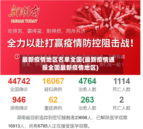 最新疫情地区名单全国(最新疫情通报全国最新疫情地区)