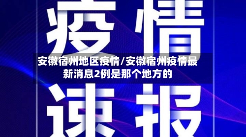 安徽宿州地区疫情/安徽宿州疫情最新消息2例是那个地方的-第3张图片